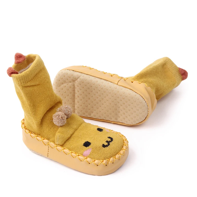 Baby Shoes and Socks Cartoon Boys and Girls Baby Socks Glue Non-slip Soft Soled Indoor Children's Floor Socks details