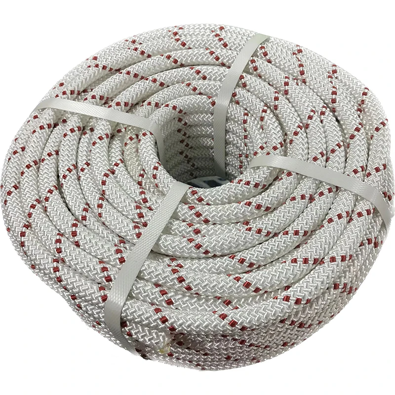 (JL Rope) 10.5mm 32-strand braided High abrasion resistance static rope for utility & arborist