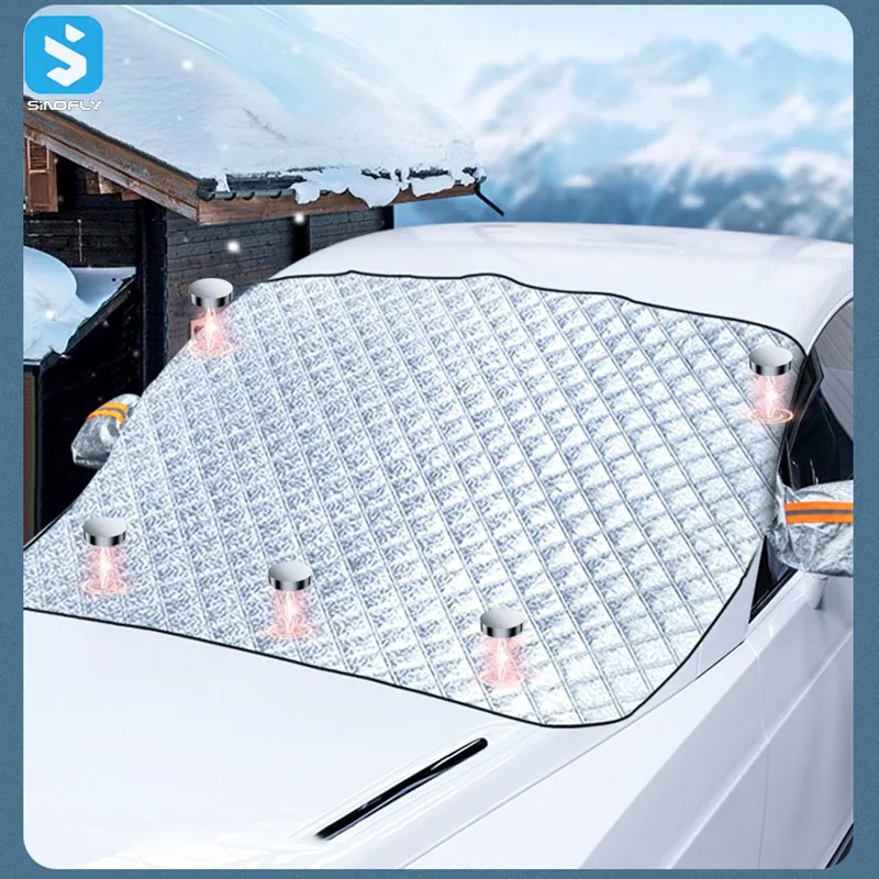 Car Windshield Snow Frost Cover Winter Ice Snow Frost Guard