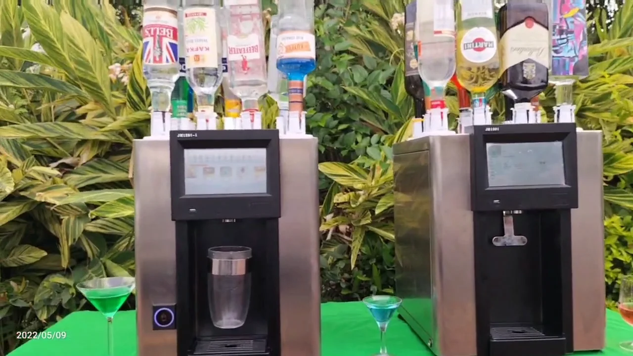 Restaurant Supplies Robotarm Bartender Cocktail Vending Machine