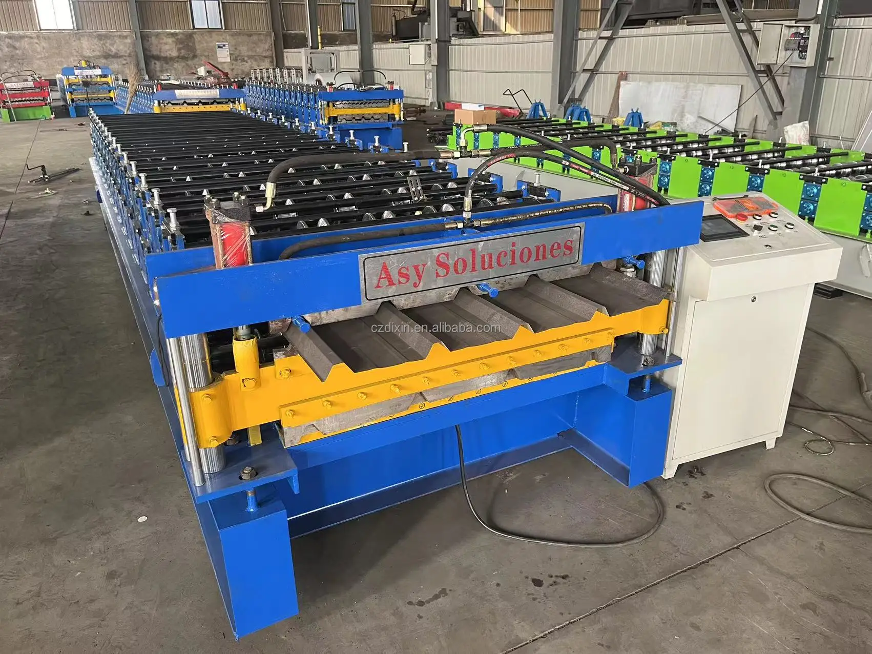 Automatic Metal Tr4 Tr5 Tr6 Roofing Sheet Crimping Machine Hydraulic Curving Machine Metal Roof Panel Bend Machine