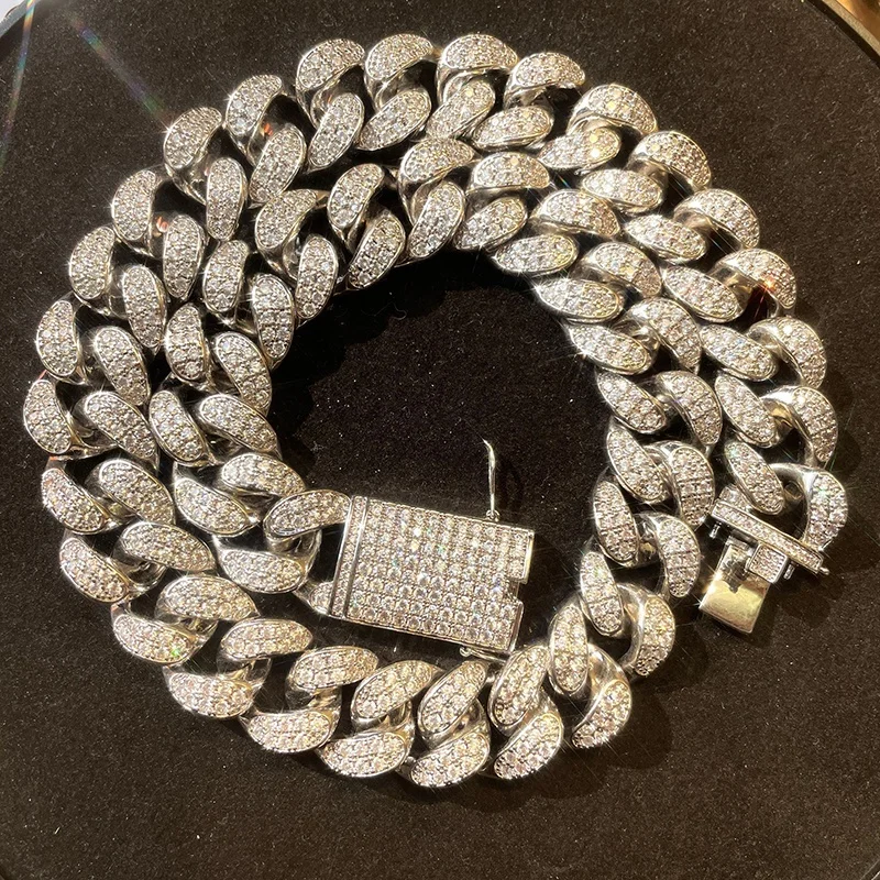 Thick Fully Iced Out Big 20mm Cuban Link Chain for Sale in