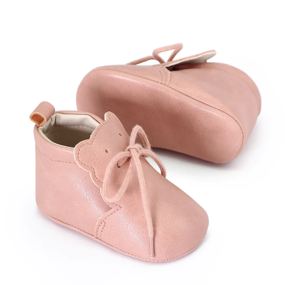 Baby Boys Girls PU Leather Light Waterproof Anti-Slip Sneakers Soft Ankle Boots Toddler Chelsea Shoes details