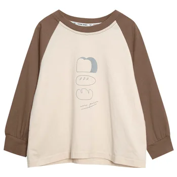 Children's clothing baby boys long-sleeved T-shirt spring and autumn new fashion color matching bottoming shirt