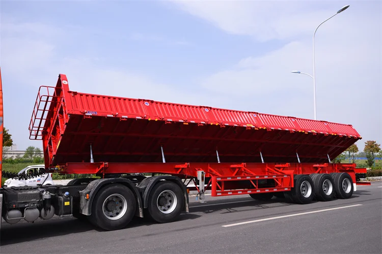Berkley Hydraulic Rear Dump Trailer 3 Axles 40 Cubic Meter Tipper