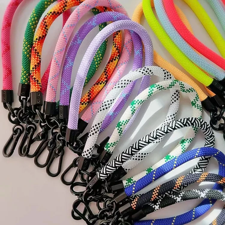 Fashionable Washable Mobile Phone Wrist Strap Nylon Cell Phone Strap for Iphone