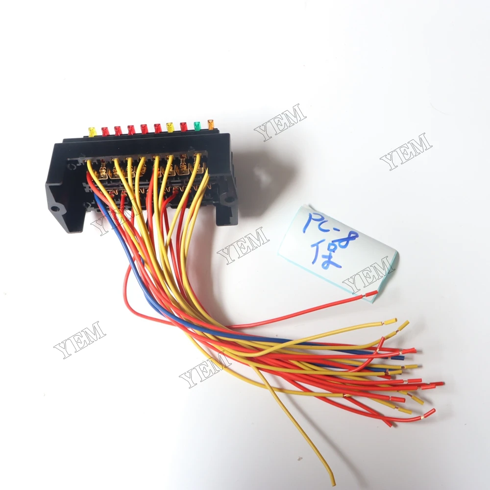 Fuse Box Wiring Harness for Komatsu PC-8 Heavy Duty Engine Parts 2