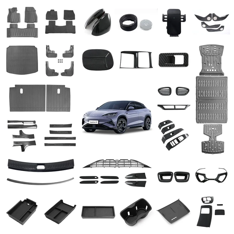 Mga Karagdagang Bahagi para sa Kotse tulad ng BYD Sealion 07, M6, Yuan up, Atto 2, Seal U, Atto3, Seal 7 Dm-i, Denza, Dekorasyon sa Loob at Labas