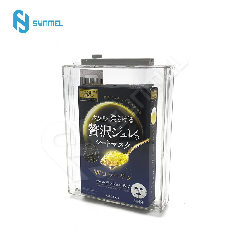 Synmel EAS Acrylic Security Display Box with Magnetic Lock Safer DVD Protection and Security Box