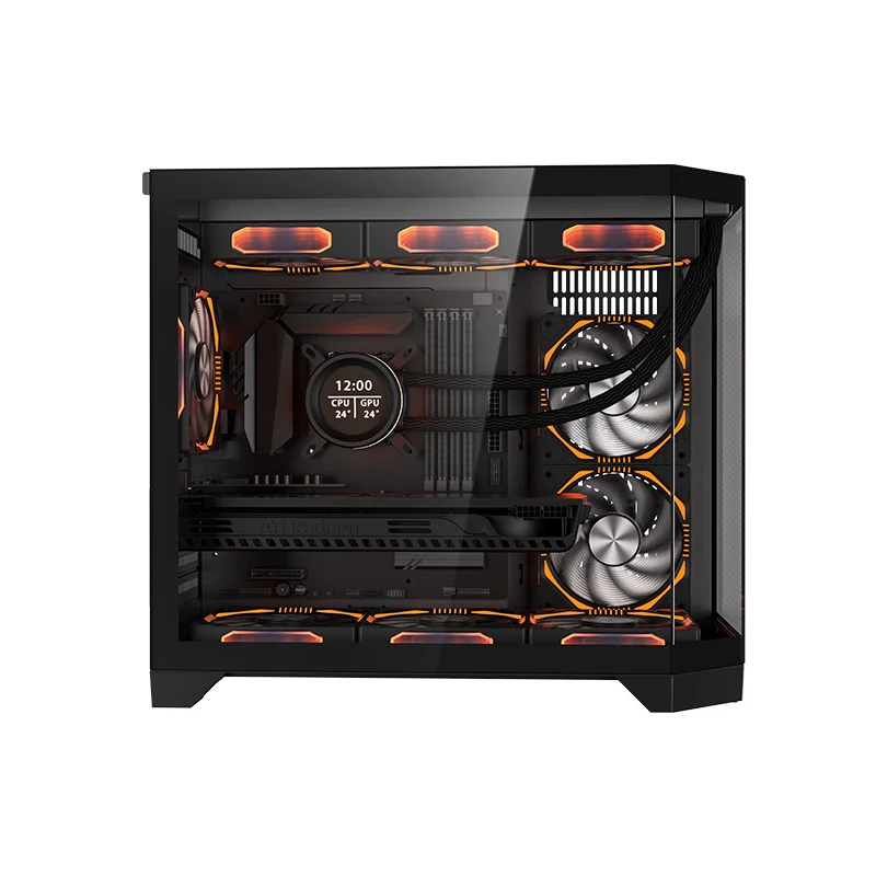 Lovingcool ATX Mid-Tower Case - High Airflow & Tempered Glass