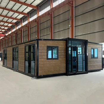 Ready Made 40Ft 20Ft Prefabricated Mobile Luxury Container Expandable House Kitchen Prefab Villa Portable Mobile Tiny Home