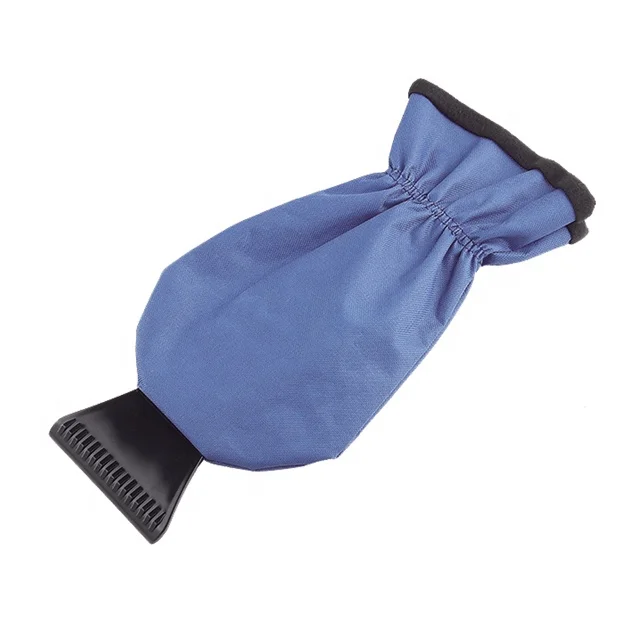 Водонепроницаемый очиститель лобового стекла и скребок для льда автомобиля с теплыми толстыми флисовыми нарукавниками