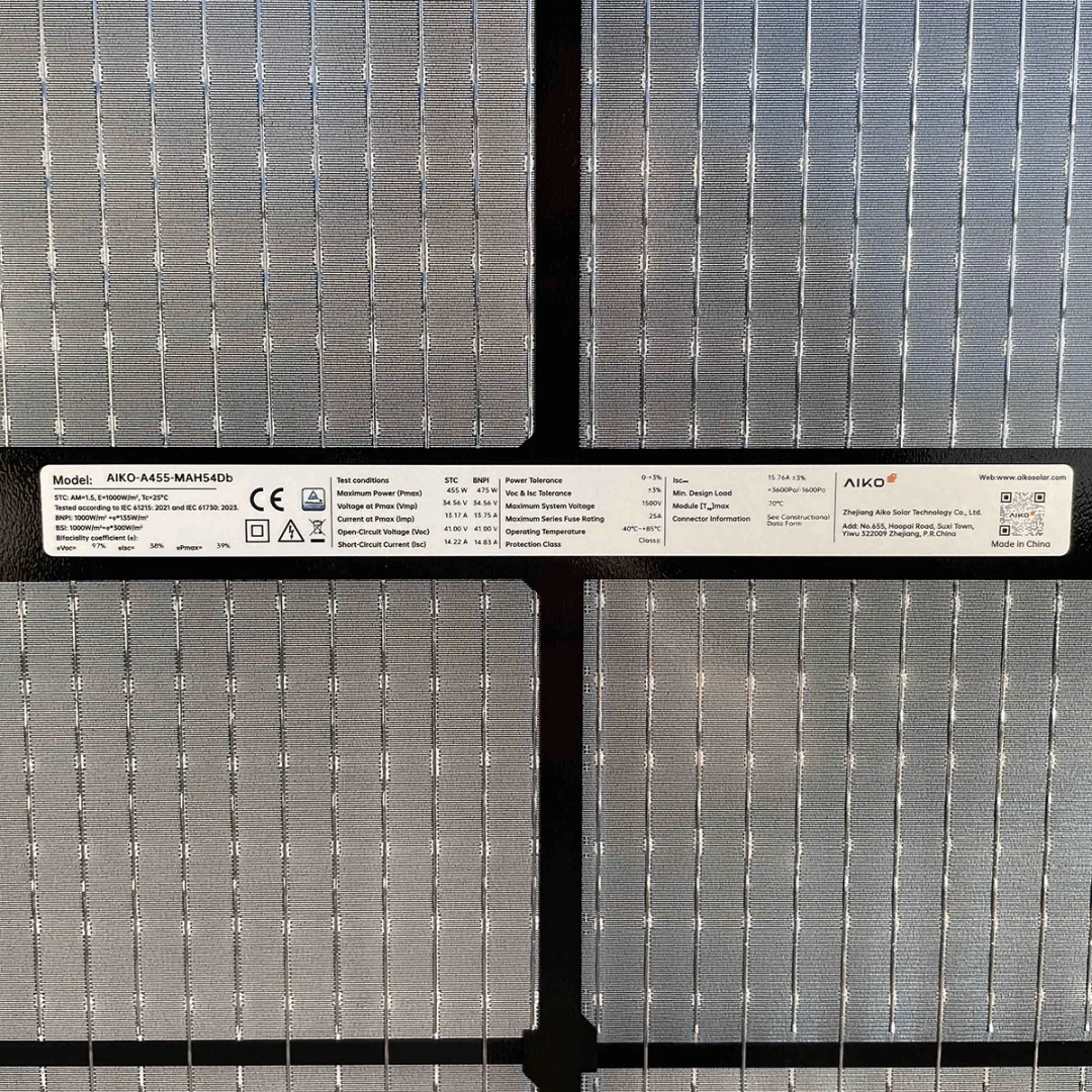 AIKO Solarpanels - Efficient Bifacial Pannelli Fotovoltaici