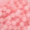 Perles imitation jade 6 mm - Rose