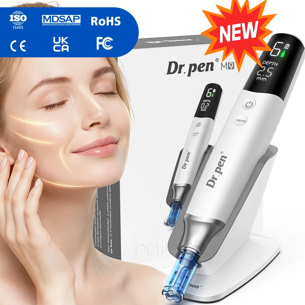 Dr. Pen M8 Microneedling Pen - 6 Speed Levels, Wireless LED
