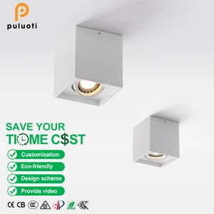 PULUOTI New Style 90*90mm Commercial Indoor Ceiling IP20 LED Spotlight 5W 8W 10W Surface Mounted Spot Light Down Light