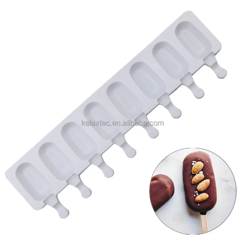 4/8 Cell Magnum Silicone Mold Silicone Ice Cream Mold Popsicle Molds DIY Ice  Cream Mould