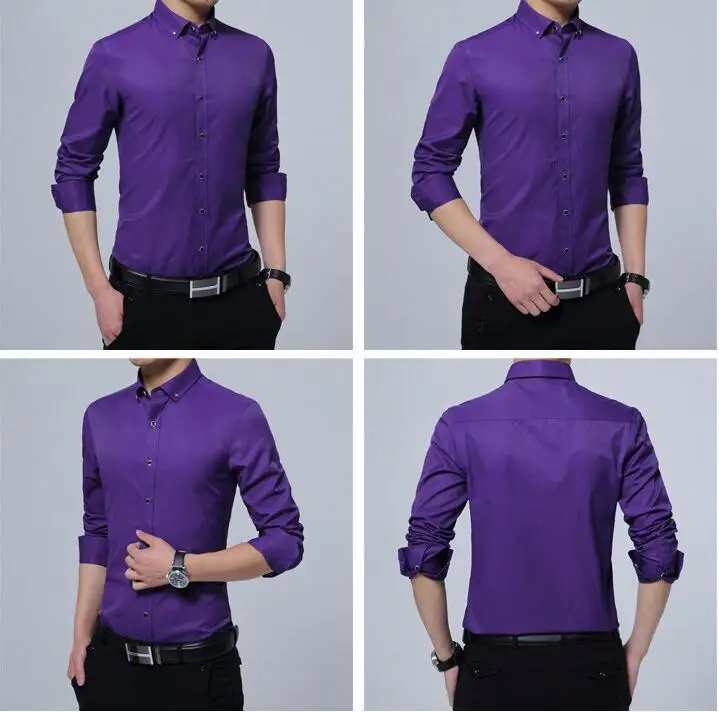Produttore di camicie da uomo Camicie da lavoro all'ingrosso su misura per uomo Camicia elegante bianca personalizzata a maniche lunghe881_voghion.com