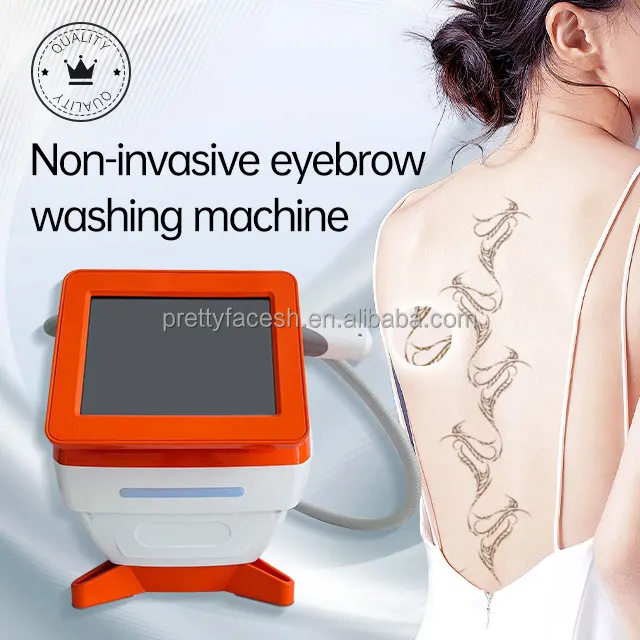 Portable Light Speed in Picoseconds Equipment Pigmented Recovery Eyebrow Washing Laser Tattoo Remover Carbon Peeling Machine