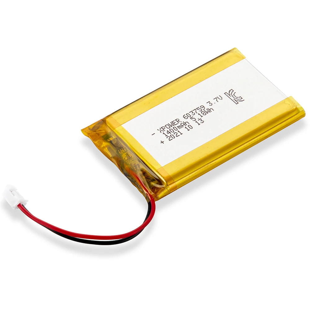 Rechargeable 3.7v 1400mah Lithium Ion Polymer Battery For Camera Drone