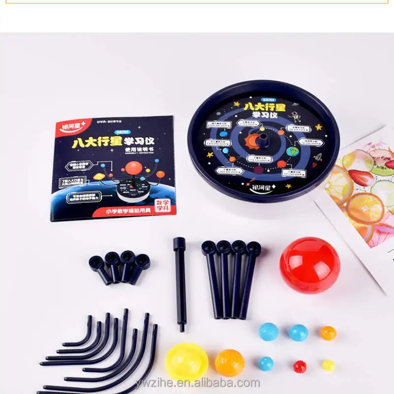 1set Solar System Nine Planets Model Science Kit Diy Assembly Parent ...