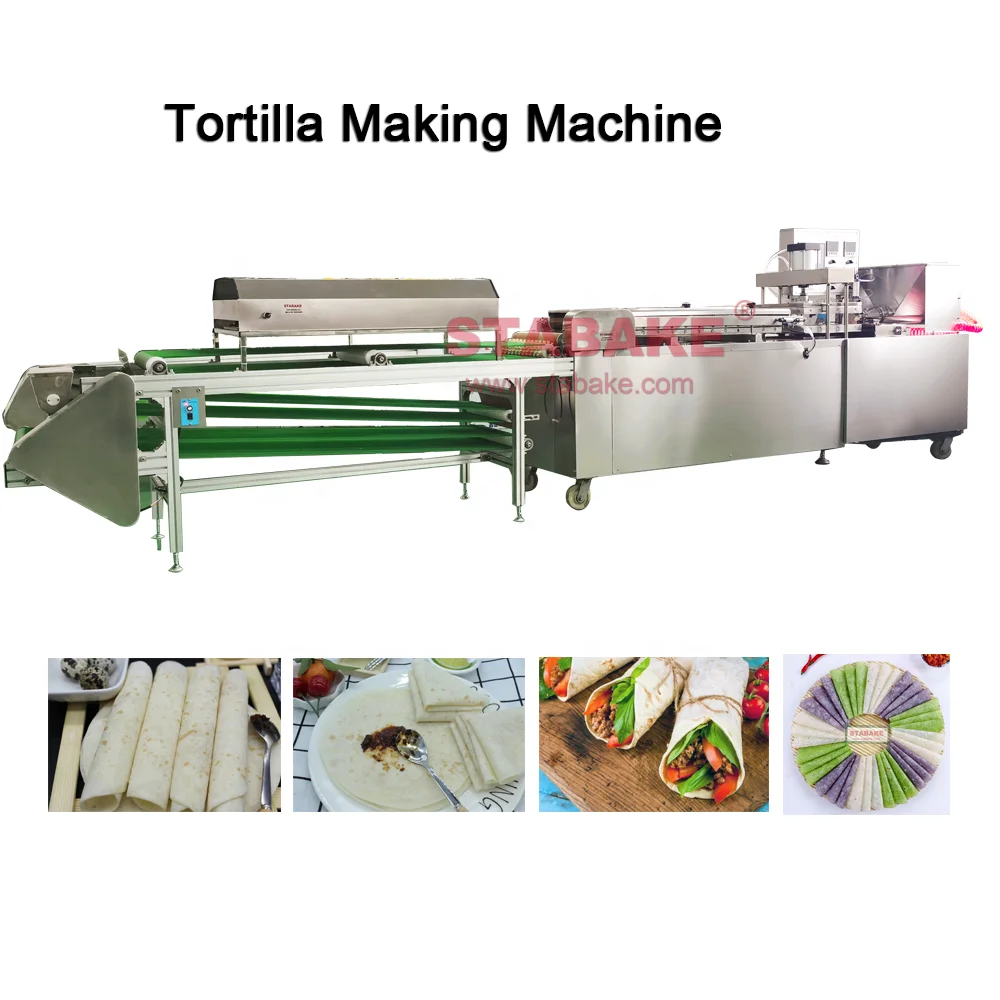 Automatic Flat Bread Making Machine for Mexican Tortilla Machine Tortilla Chip Press