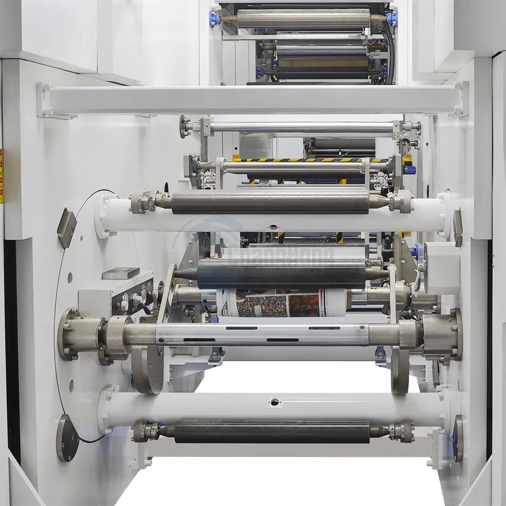 Polygraph Flexo Printing Machine 6 8 Colors by Gearless CI