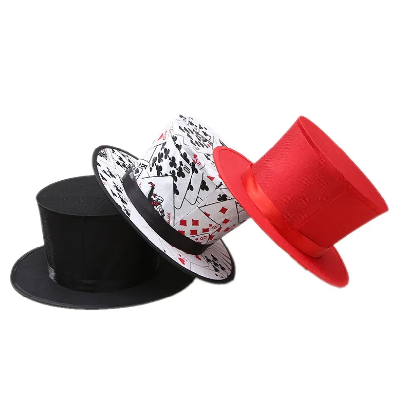 Magic & Party Tricks COLLAPSIBLE FOLDING TOP HAT 