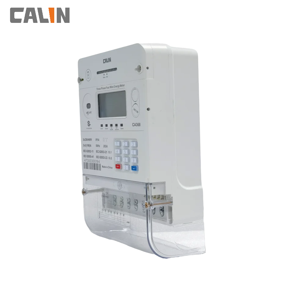 Dual-Source STS DLMS Standard Prepaid Electricity Meter with 100 A Max Current for Industrial Broad Range Applications