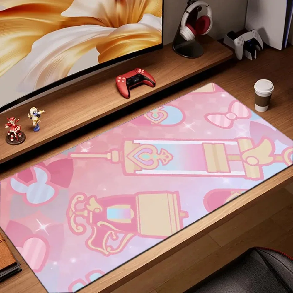 Genshin Impact Character Pattern Stylish Cool PC Gaming Mouse Pads Gamer Mats Teclado Pa aperçu 75