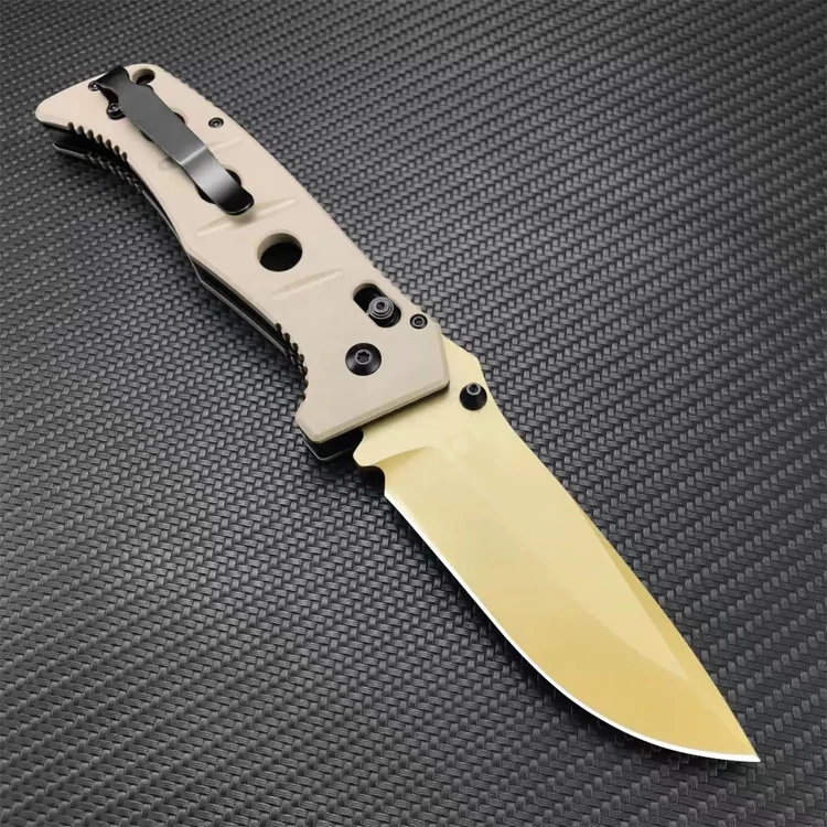 Adamas 275 Axis Manual Tactical Folding Knife G10 Handle Khaki Black