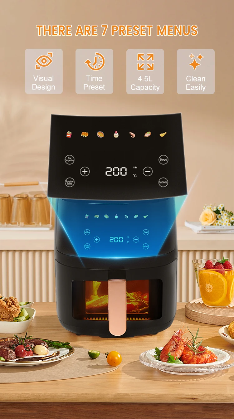 2024 Fast Cooking Fryer Digital Display With Colorful Menus And Visible   H499cfa0a4a094351a68158e06294423c4 