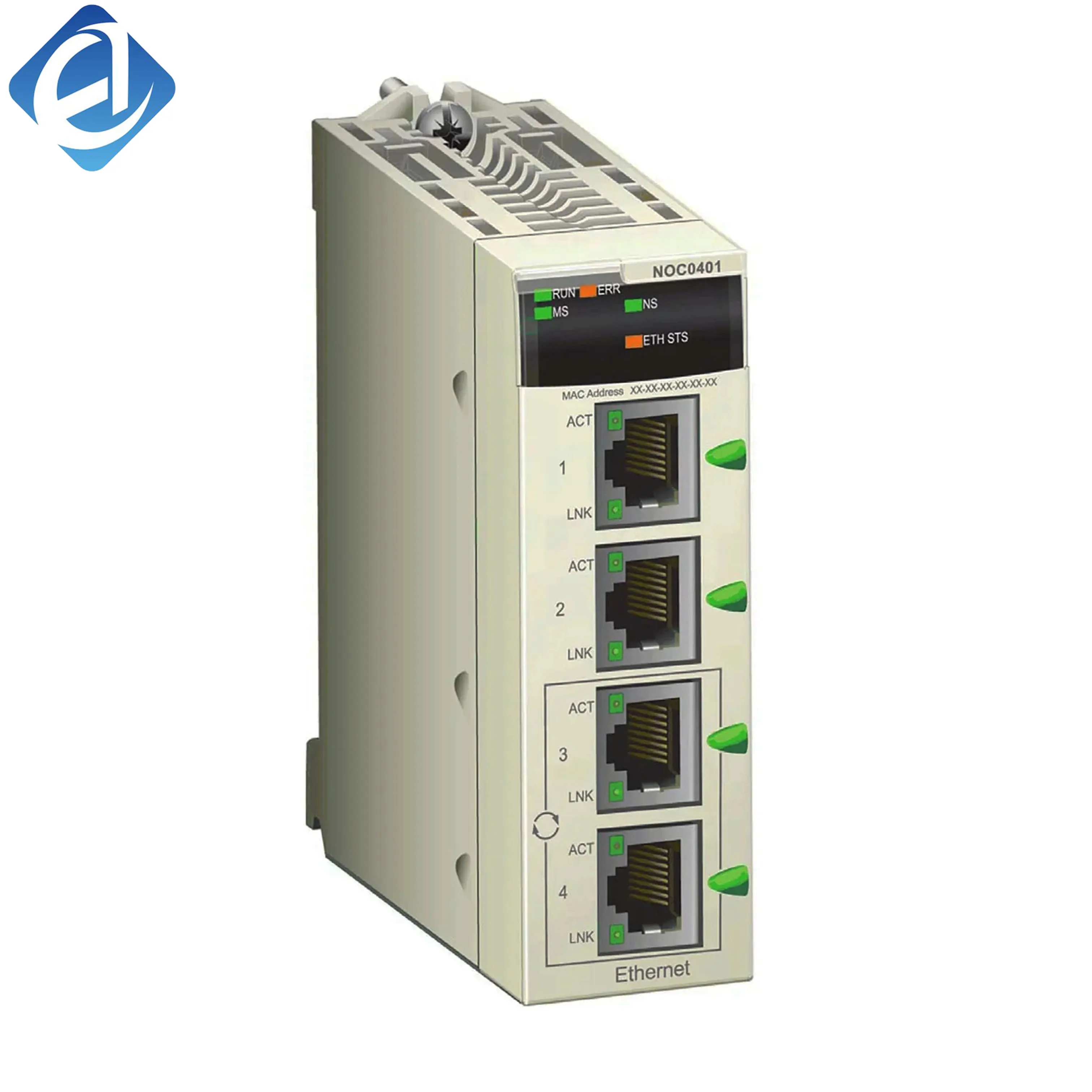 New Original BMXNOC0401 Modicon X80 series Ethernet network module. It delivers high-speed Ethernet communication, supports mainstream industrial protocols and data interaction. Ensures stable network transmission 