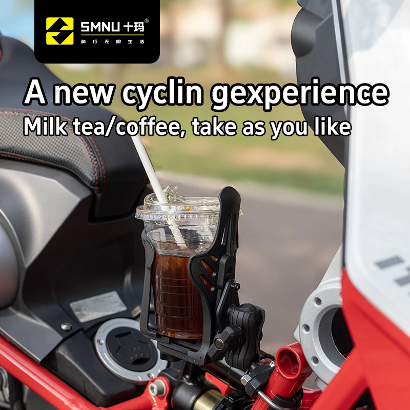 SMNU Adjustable na Bike Water Bottle Holder para sa 5–7.5 cm na Diameter, Madaling I-install, Mountain Bike Cage para sa Sports at Libangan