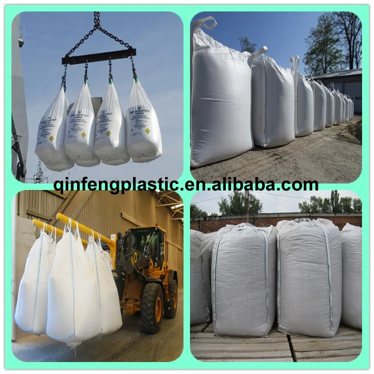 1 Cubic Meter One Tonner Single Loop One Handle Jumbo Bulk  FIBC Big Bag Widely Used Bulk Bag Lifter