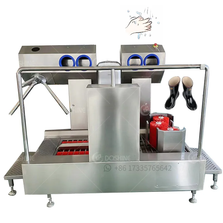 Sanitary Station Onestop Full Automatic Hand And Boots Cleaning Boot