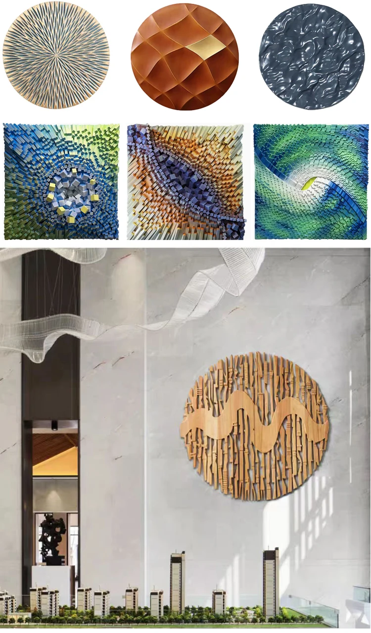 Modern CNC Carved Wood Panel Wall Art – Customizable Wooden Decor for ...