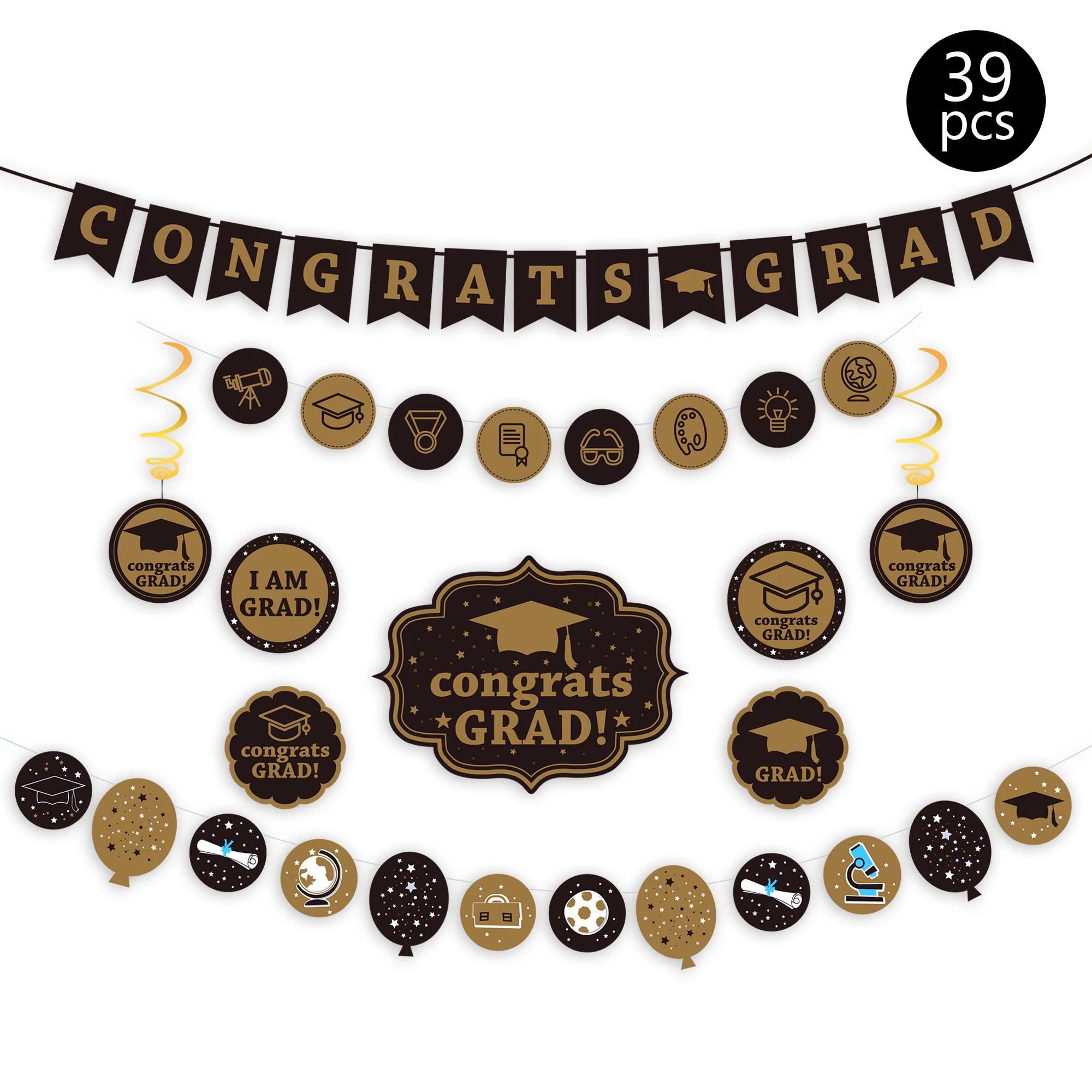 2023 Graduation Theme Party Decorations Graduation Banner Hanging