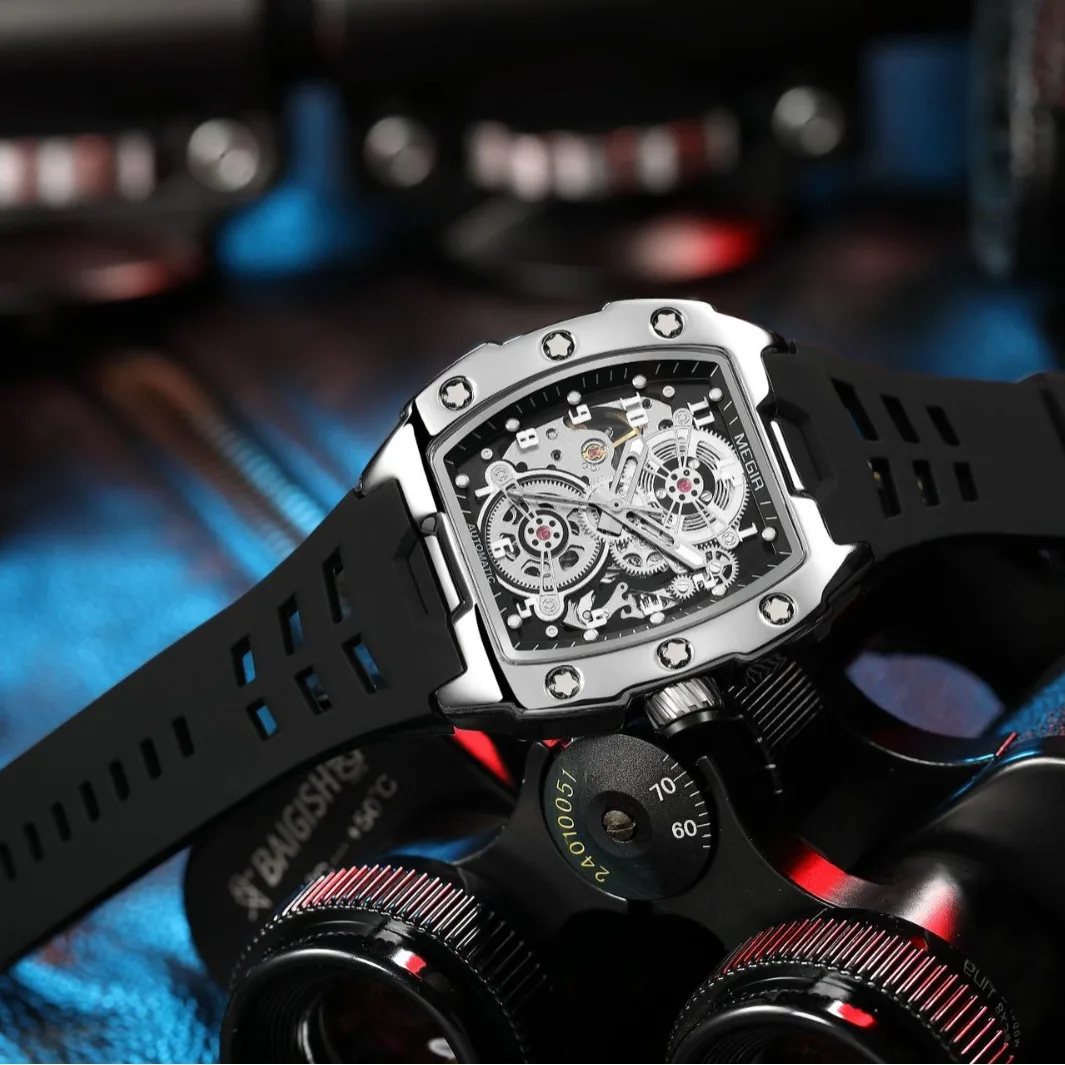 MEGIR 8602 Fashion Mechanical Watch for Men - Sporty & Stylish