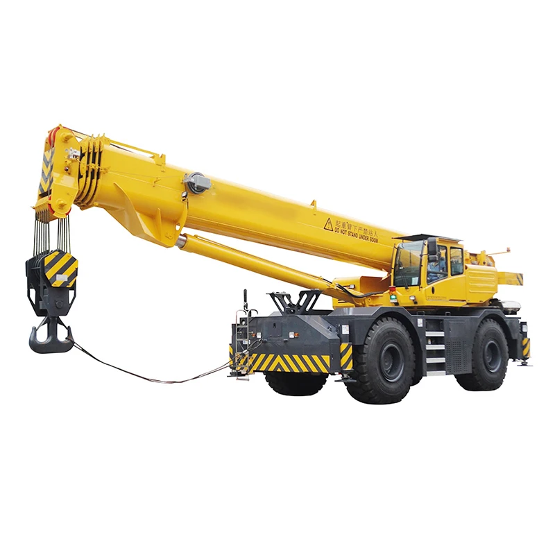 high efficiency 60ton rough-terrain crane RT60 terrain crane from famous brand with professional service in South Africa