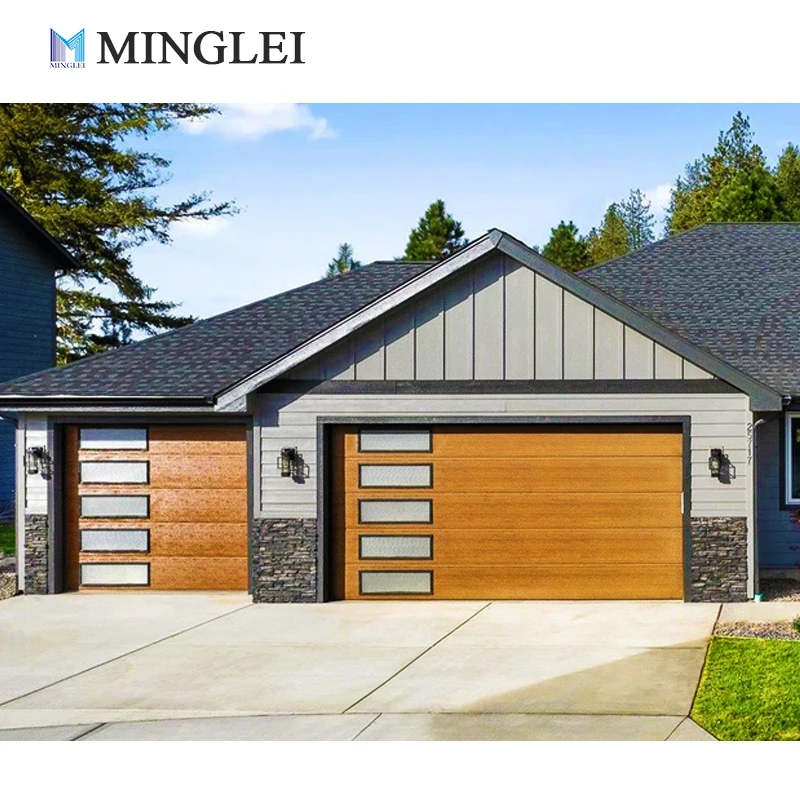 product modern style steel garage door heavy duty insulated steel garage door for homes-2