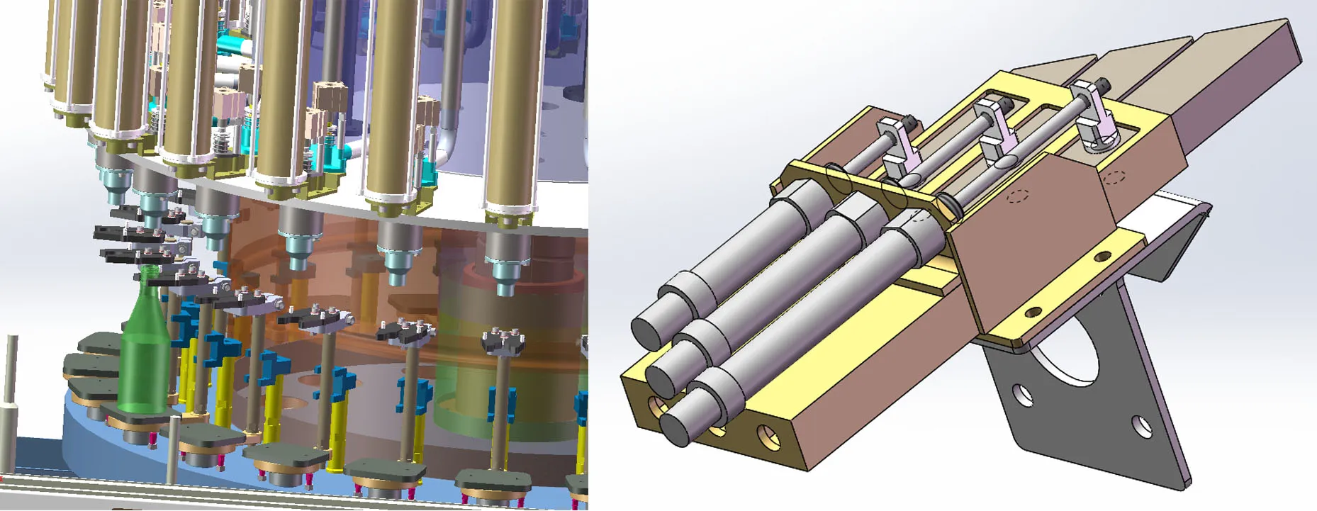 product automatic 40ml 750ml bottled liquor wine filling machine wine vodka whisky bottle filling capping machine-5