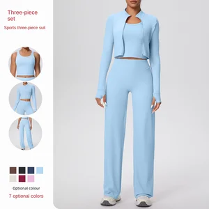 High Waist Slim Fit Hip Lifts Yoga Clothing Spandex/Nylon Cloud Sense Quick-drying Breathable Outdoor Running Fitness Set