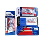 Geometry Box Suppliers Stationery Item School Stationary Instruments Set And Tool Mathematical Sets Keychai Geometry Divider Student Compass Math Box