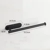 Base ovale stile lungo-nero opaco