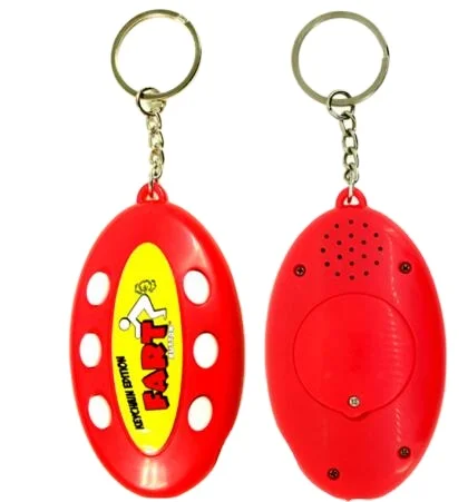 High Quality Audio Button Sound Keychain Mini Voice Recorder with Alarms Buzzers Sirens Capability