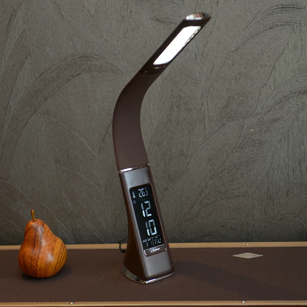 LED Reading Lamp Hotel Decor Rechargeable Desk Lamp Flexible Gooseneck Study Light for Student