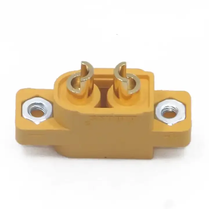  XT60E with M2.5 nut can be fixed 3.5mm gold plated model aircraft connector AMASS model accessories