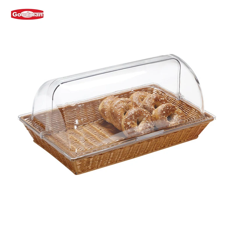 Polycarbonate Pastry Bread Clear Acrylic Cake Dome Cover Plastic Food Cover factory