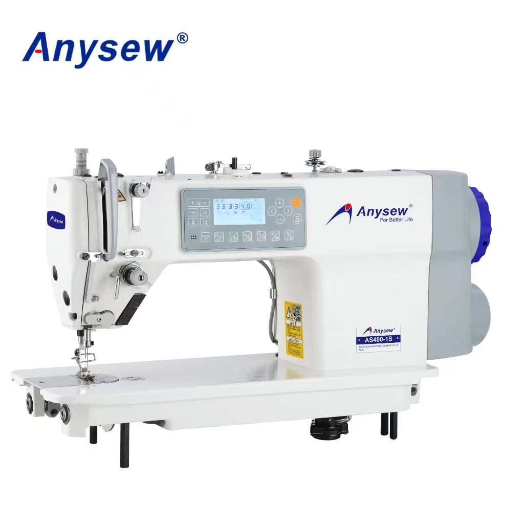 AS400-1S Computerized lockstitch sewing machine with 1 step motor device manufacture